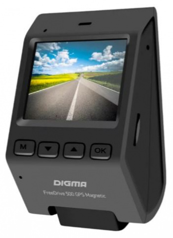 Авторегистратор Digma FreeDrive 500 GPS magnetic black - фото в интернет-магазине Арктика
