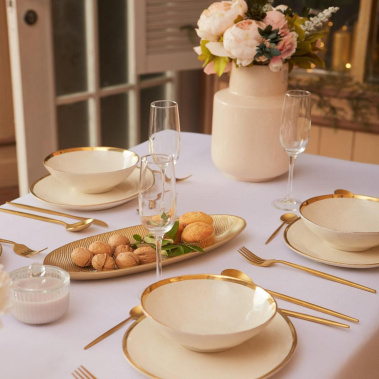 Скатерть "Этель" Cozy 150*110  цв.белый 6974132 - Сима-ленд - фото в интернет-магазине Арктика