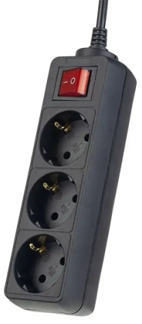 Удлинитель Perfeo Powermate PF_A4680, 5,0м, 3 розетки, черный (PF-PM-3/5,0-B) - фото в интернет-магазине Арктика