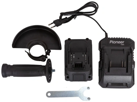 Углошлифовальная машинка аккумуляторная Pioneer AG-E20V-125-01B - фото в интернет-магазине Арктика