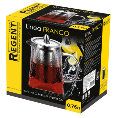 Чайник заварочный Linea Franco 93-FR-TEA-13-750 750 м л - Регент Рус - фото в интернет-магазине Арктика