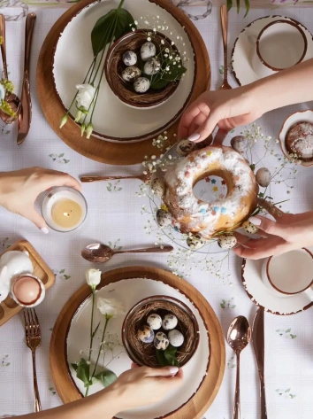 Скатерть "Этель" Уютная Пасха ПСХ 4682720 220*147 см  - Сима-ленд - фото в интернет-магазине Арктика