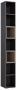Спальня "Интро" (ИН-701.00) стеллаж (Оникс серый+Ярко-серый) - Ангстрем