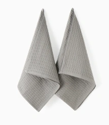 Набор кух.полотенец "Доляна" тёмно-серый 35х60см-2 шт 7323000 - Сима-ленд - каталог товаров магазина Арктика