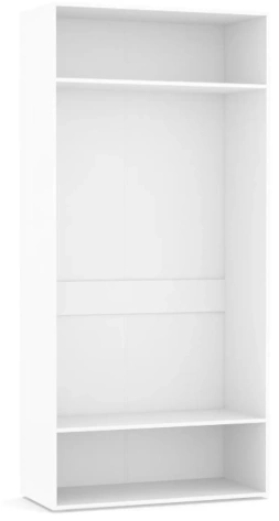 "ПРАГА" Джей шкаф 800 мм S2008 белый - Евромебель - фото в интернет-магазине Арктика