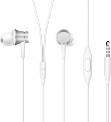 Наушники Xiaomi Mi In-Ear Headphones Basic Silver (HSEJ03JY/ZBW4355TY) - фото в интернет-магазине Арктика