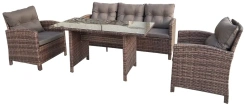 Комплект мебели из иск. ротанга AFM-305AL Brown - Афина-мебель - каталог товаров магазина Арктика