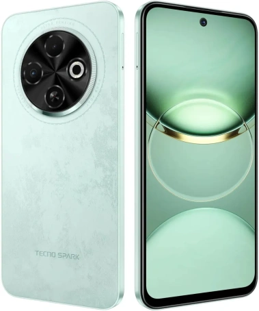 Мобильный телефон Tecno Spark 30C 6+128Gb Green (KL5n) - фото в интернет-магазине Арктика