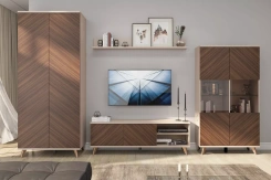 Гостиная "Хармони" (бежевый/древесный) - Столлайн - каталог товаров магазина Арктика