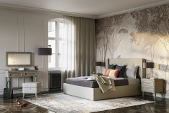 Спальня "Орландо" (Ярко-серый) - Ангстрем - каталог товаров магазина Арктика