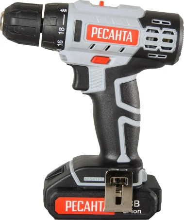 Дрель аккумуляторная Ресанта ДА-50Л2-18А - фото в интернет-магазине Арктика