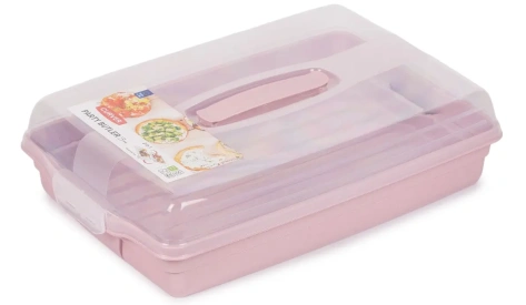 Контейнер прямоугольный большой GRAND CHEF 00415-X51-00 розовый - Безант М - фото в интернет-магазине Арктика