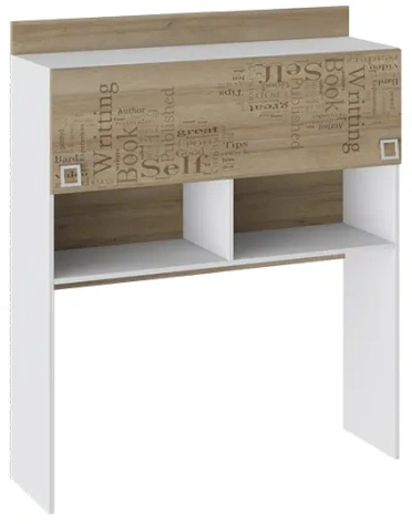 Детская "Оксфорд" ТД-139.15.11 полка настольная (ривьера/белый с рис) - Три Я - фото в интернет-магазине Арктика