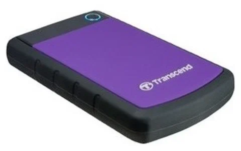 Жесткий диск в корпусе 2,5" Transcend 2Tb (TS2TSJ25H3P) фиолетовый - фото в интернет-магазине Арктика