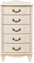 Комод МИ "Джульетта" узкий 5 ящ (дуб шампань) - Импэкс - каталог товаров магазина Арктика