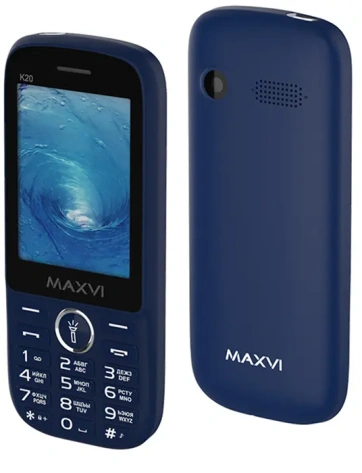 Мобильный телефон Maxvi K20 Blue - фото в интернет-магазине Арктика