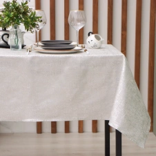 Скатерть "Этель" серебро 10100592 140*180 см - Сима-ленд - каталог товаров магазина Арктика