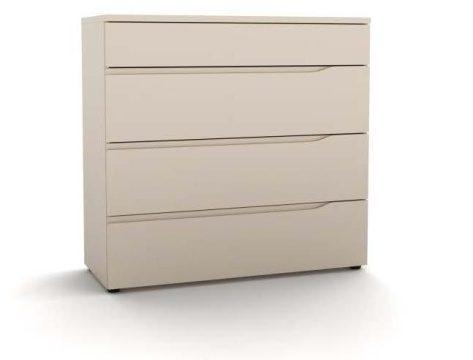 "ПРАГА" Джей комод правый 1000 мм K0910R сатин - Евромебель - фото в интернет-магазине Арктика