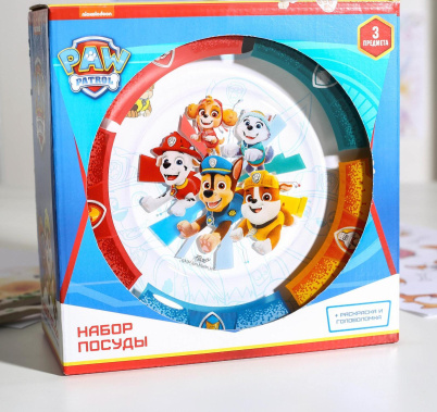 Набор детской посуды "Щенячий патруль" 5265156 - Сима-ленд - фото в интернет-магазине Арктика