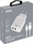 Зарядное устройство TFN Rapid USB 2.4A+кабель MicroUSB white (TFN-WCRPD12W2U02) - фото в интернет-магазине Арктика