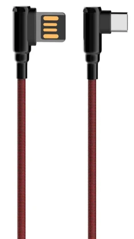 Кабель LDNIO LS421 USB-Type-C 1m 2.4A Red (LD_B4625) - фото в интернет-магазине Арктика