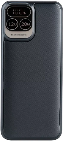 Аккумулятор внешний Perfeo Powerbank Atomic Age 10000 mAh Черный (PF_E1474) - фото в интернет-магазине Арктика