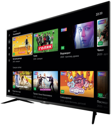 Телевизор BBK 55LEX-8287/UTS2C UHD Smart TV (Яндекс) - фото в интернет-магазине Арктика