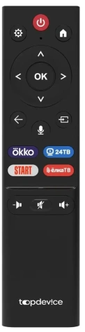 Телевизор Topdevice TDTV55CS06UBK UHD Smart TV - фото в интернет-магазине Арктика