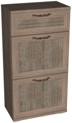 Прихожая "Рандеву" TO56.1 тумба для обуви (дуб оксид) - Евромебель - каталог товаров магазина Арктика