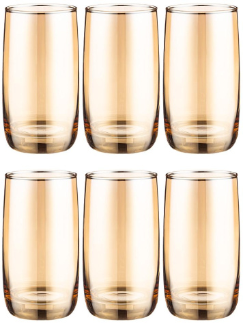 Набор стаканов "Гречишный мед" 194-747 6 шт/330 мл - Арти М - фото в интернет-магазине Арктика