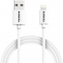 Кабель Duracell Lightning MFI 1m TPU Fast charging white USB5012W-RU