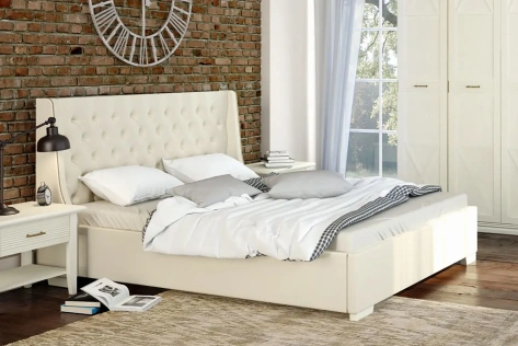 Спальня "Кантри" (КА-811.26) кровать с мех 160*200 (Валенсия) - Ангстрем - фото в интернет-магазине Арктика