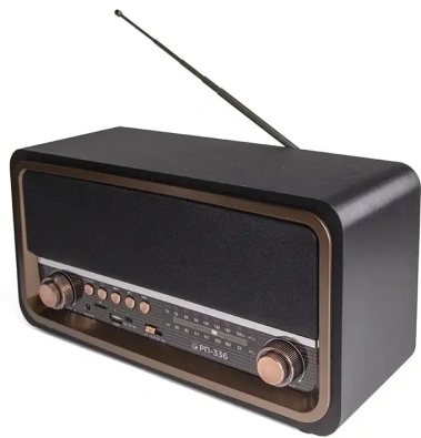 Радиоприемник Сигнал БЗРП РП-336 черный/коричневый - фото в интернет-магазине Арктика