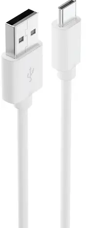 Кабель OLMIO USB 2.0 - USB type-C 1м белый (038899) - фото в интернет-магазине Арктика