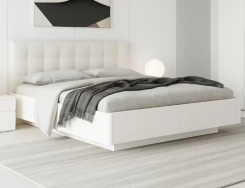 "ПРАГА" Кровать 1600 мм с МПК KR1610 белый - Евромебель - каталог товаров магазина Арктика