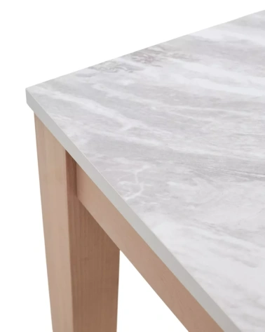 Стол обеденный TME-6931 MBH (SWEDEN / MILKY WHITE BEECH) - М-Сити - фото в интернет-магазине Арктика