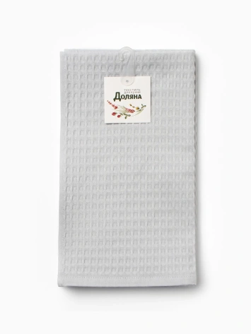 Набор кух.полотенец "Доляна" серый 35х60см 3шт вафля 10500337 - Сима-ленд - фото в интернет-магазине Арктика