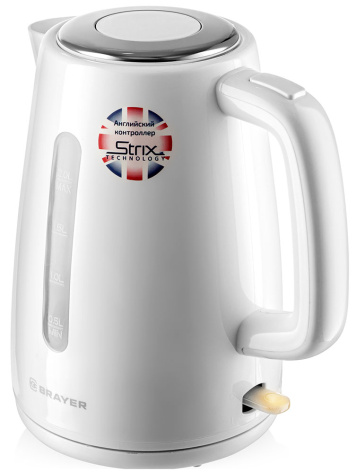 Чайник BRAYER BR1058WH - фото в интернет-магазине Арктика