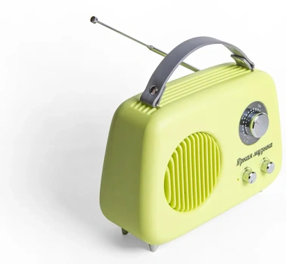 Радиоприемник Сигнал БЗРП Fresh РП-343 зеленый - фото в интернет-магазине Арктика