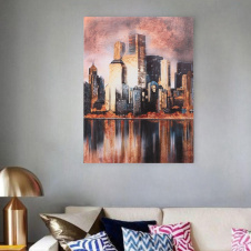 Картина "Город" 30*40 см 9645019 - Сима-ленд - каталог товаров магазина Арктика