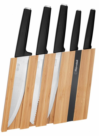 Набор из 5 ножей в блоке Craft Rondell 1469-RD - Электробыт М - фото в интернет-магазине Арктика