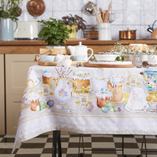 Скатерть "Пасхальные куличи" ПСХ 4778294 110*147 см  - Сима-ленд - каталог товаров магазина Арктика