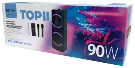 Портативная акустика Perfeo TOP II Black (PF_D0349) - фото в интернет-магазине Арктика