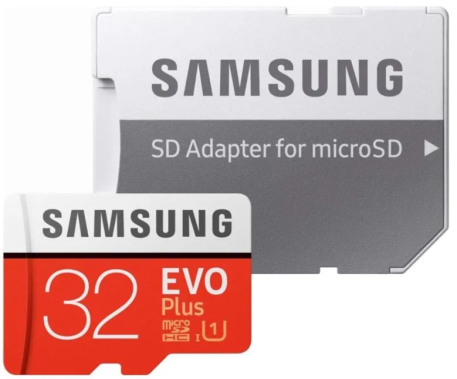 Флеш Samsung 32Gb MicroSDHC EVO Plus (MB-MC32GAAPC) class 10 + адаптер - фото в интернет-магазине Арктика