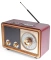 Радиоприемник Сигнал БЗРП РП-324BT Коричневый/бежевый - фото в интернет-магазине Арктика