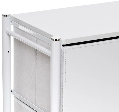 Комод "Нирита/Хайди" широкий 5 ящиков (белый) - Импэкс - фото в интернет-магазине Арктика