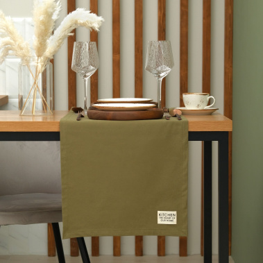 Дорожка на стол Этель Kitchen 40х150 см, цв. зелёный 7866033 - Сима-ленд - фото в интернет-магазине Арктика