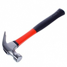 Молоток-гвоздодер ВИХРЬ с фибергласовой ручкой, 450 гр. - каталог товаров магазина Арктика