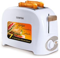 Тостер Centek CT-1420 (белый) - каталог товаров магазина Арктика