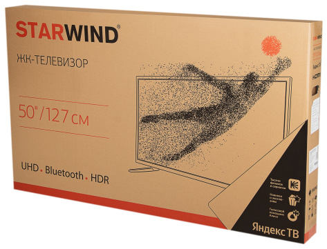 Телевизор Starwind SW-LED50UB401 UHD Smart TV (Яндекс) - фото в интернет-магазине Арктика